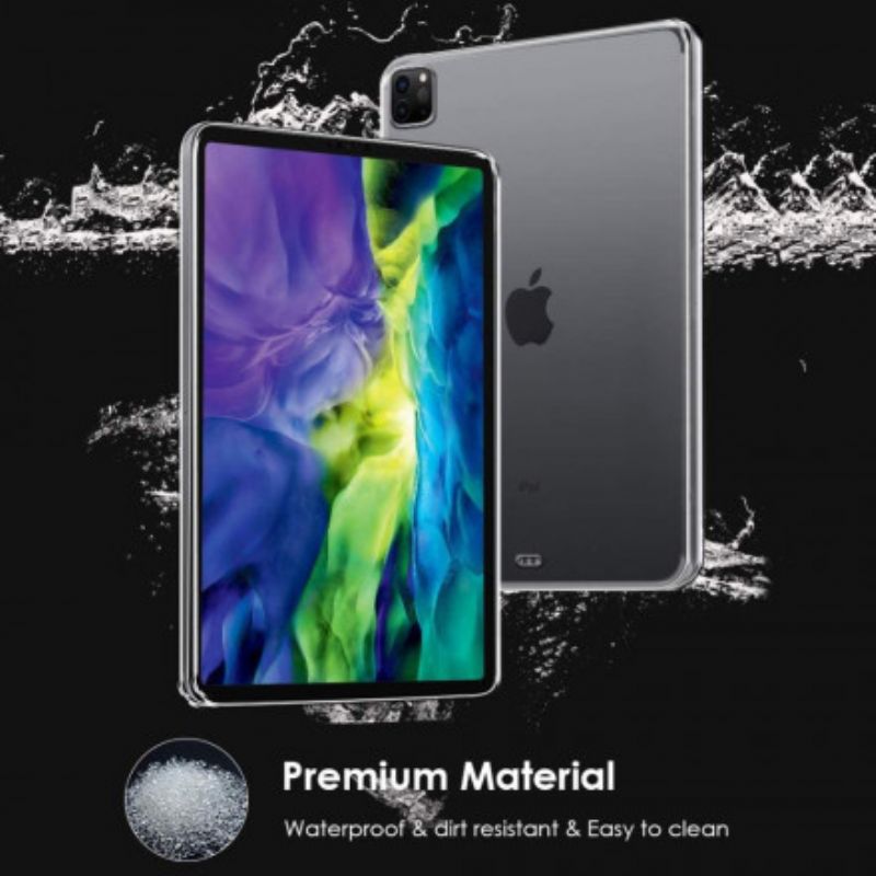 Cover Hoesje iPad Pro 12.9" (2021) Telefoonhoesje (2020) (2018) Doorzichtige Siliconen
