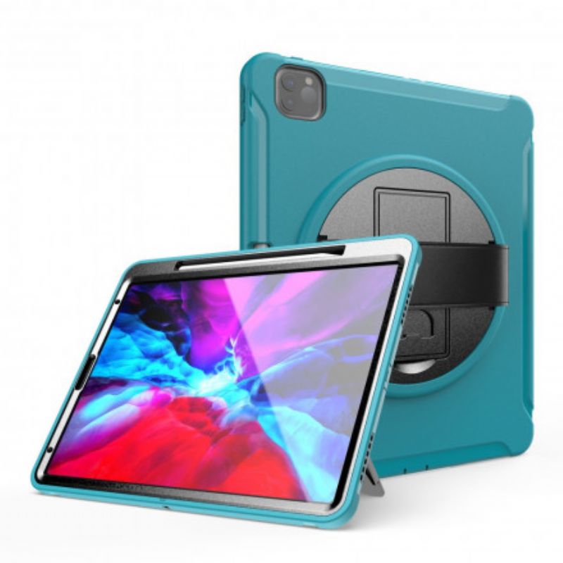 Hoesje iPad Pro 12.9" (2021) (2020) (2018) Steunriem En Stylushouder