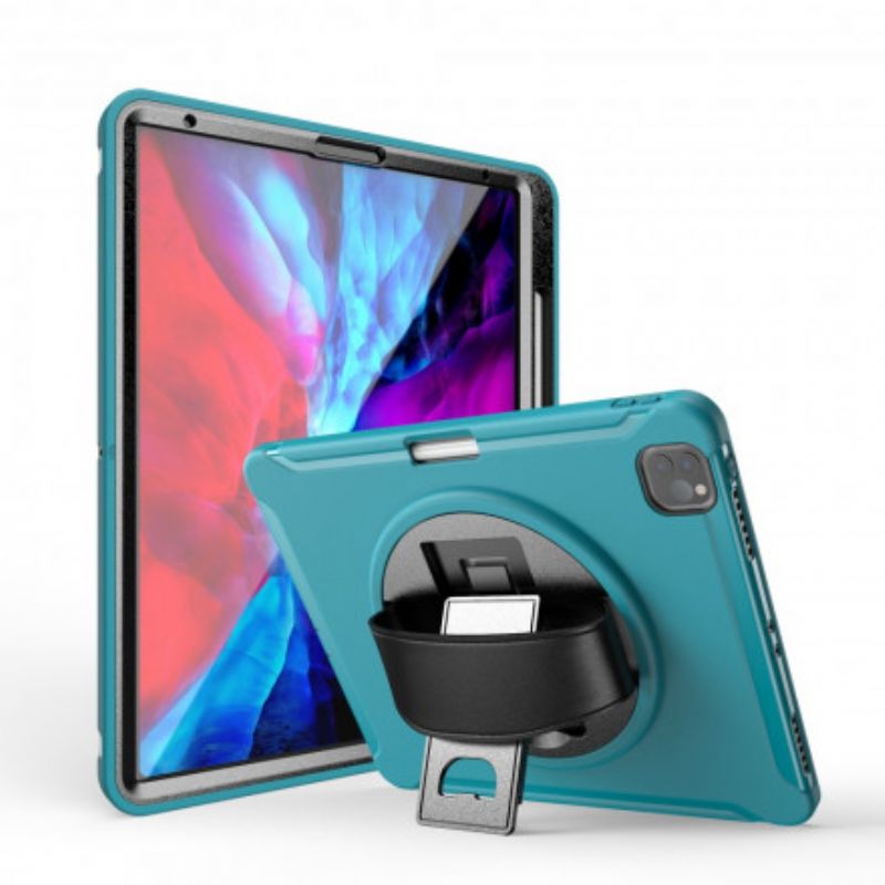 Hoesje iPad Pro 12.9" (2021) (2020) (2018) Steunriem En Stylushouder