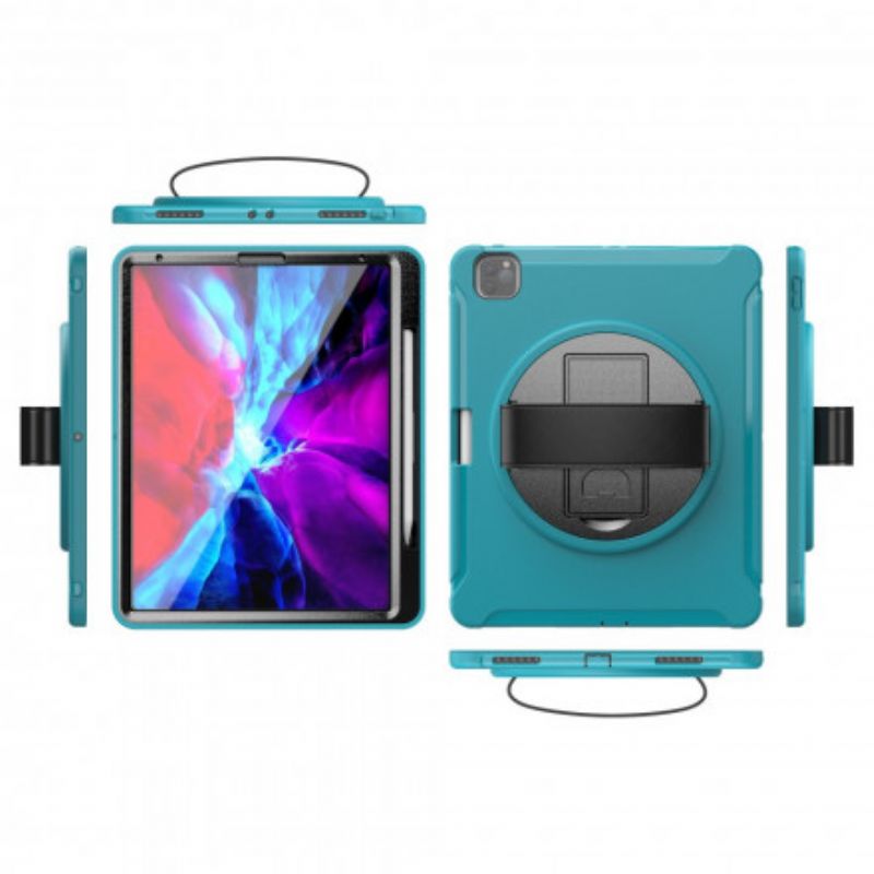 Hoesje iPad Pro 12.9" (2021) (2020) (2018) Steunriem En Stylushouder
