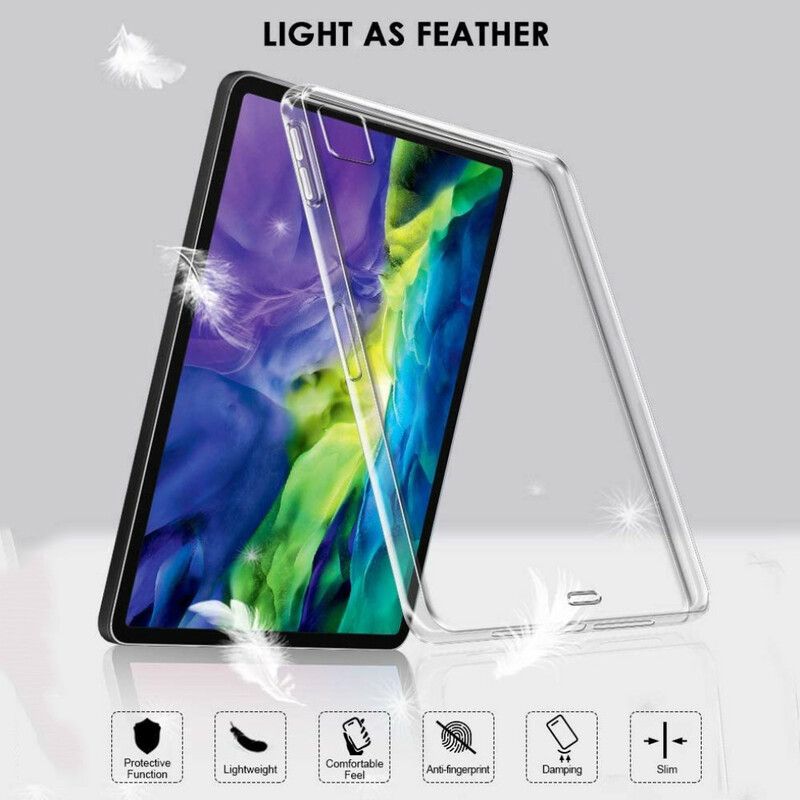 Hoesje Voor iPad Pro 12.9" (2021) (2020) (2018) Doorzichtige Siliconen