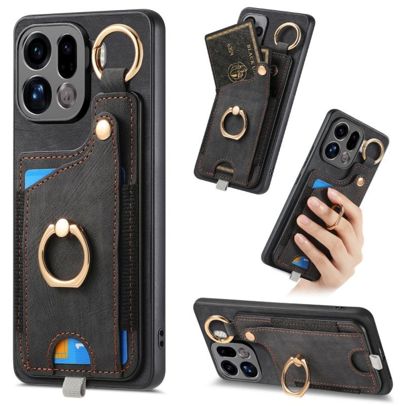 Case Hoesje Oppo Find X9 Pro 5g Telefoonhoesje Kaarthouder En Ringhouder