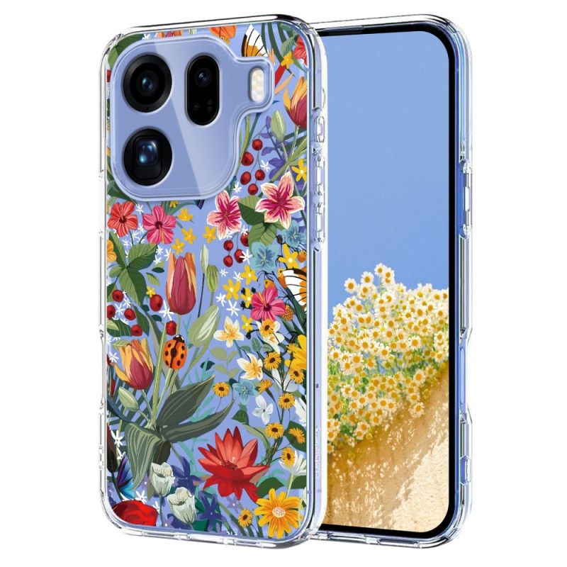Cover Hoesje Oppo Find X9 Pro 5g Telefoonhoesje Vlinders En Bloemen