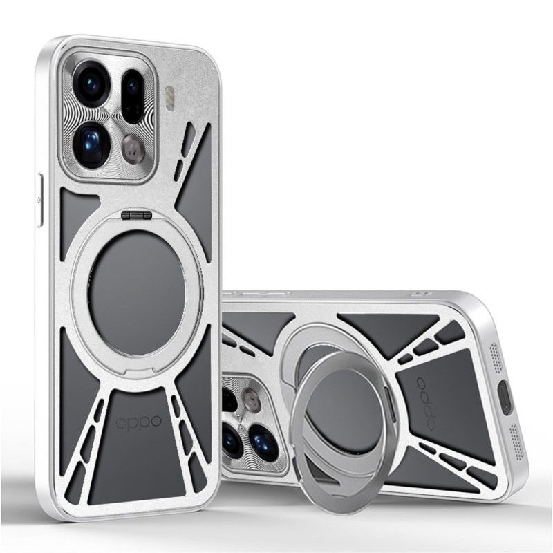 Hoesje Oppo Find X9 Pro 5g Draaibare Magnetische Standaard En Warmteafvoer Bescherming Hoesje