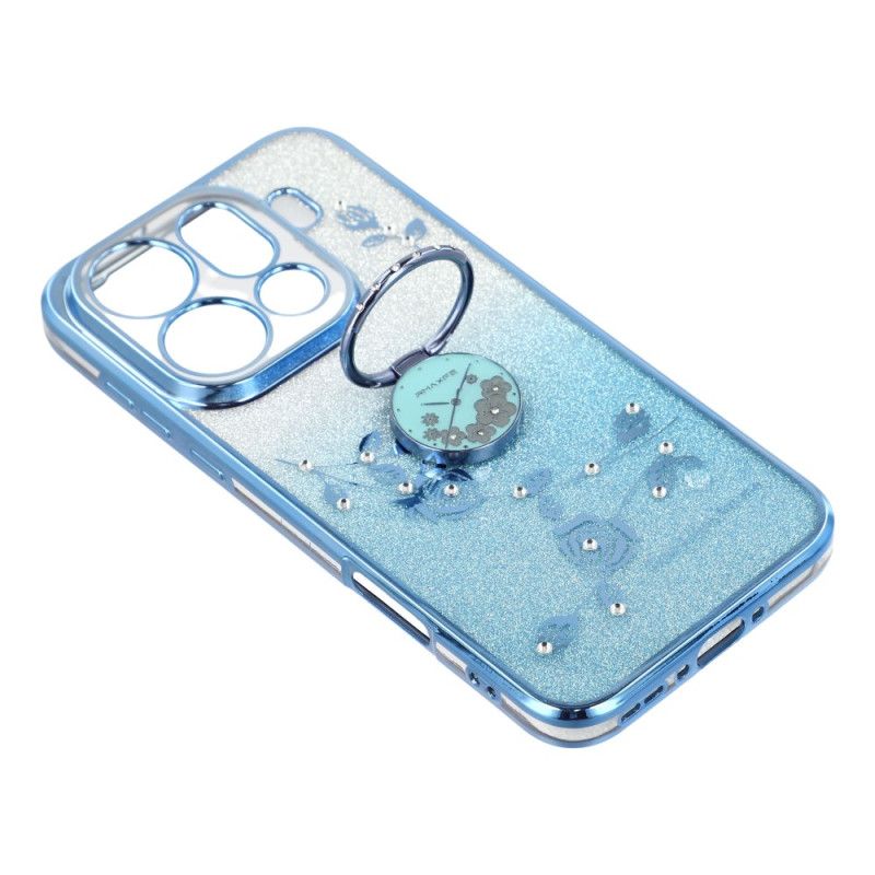 Hoesje Oppo Find X9 Pro 5g Kadem Ringhouder Met Bloemen En Strass