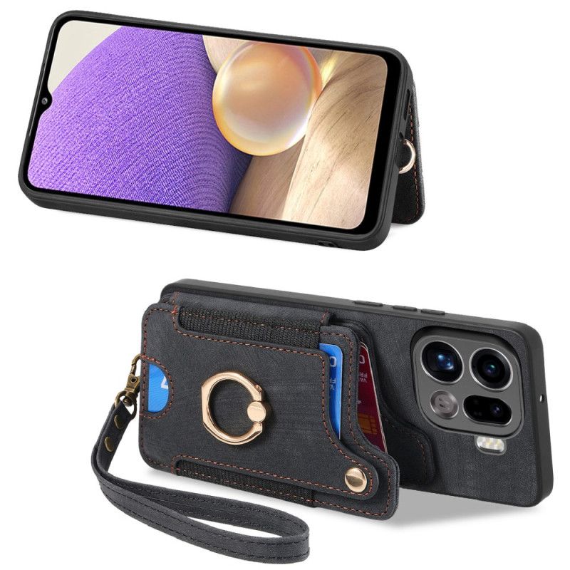 Hoesje Oppo Find X9 Pro 5g Rfid-kaarthouder Met Retro Design