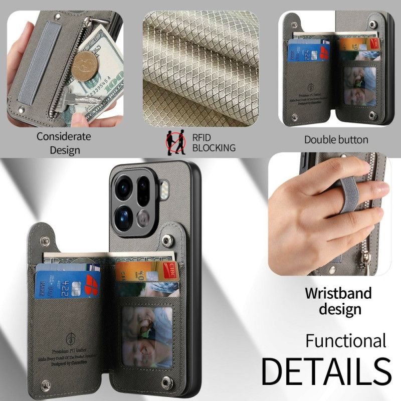 Hoesje Oppo Find X9 Pro 5g Rfid-portemonnee