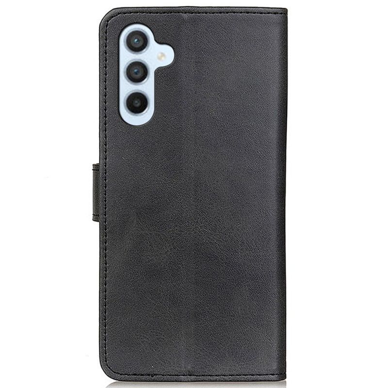 Leren Hoesje Samsung Galaxy A16 5g Mat Kunstleer Bescherming Hoesje