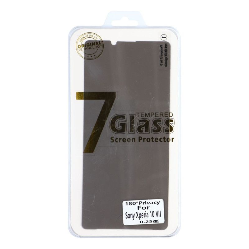 Anti-spionage Screenprotector Van Gehard Glas Voor Sony Xperia 10 Vii
