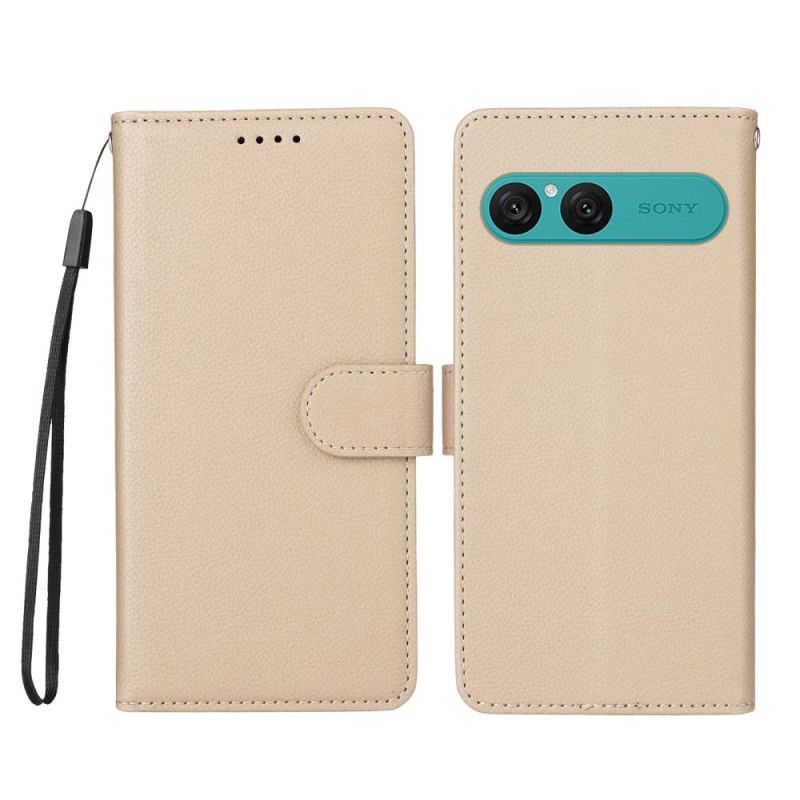 Folio-hoesje Sony Xperia 10 Vii Telefoonhoesje Leer-effect En Rfid-blokkering
