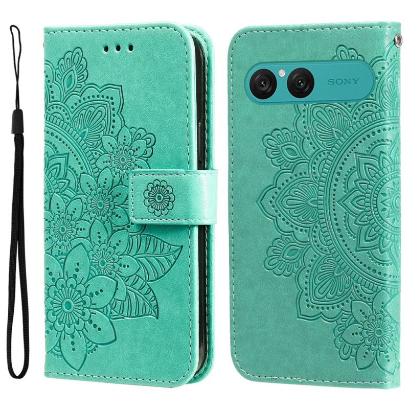 Folio-hoesje Sony Xperia 10 Vii Telefoonhoesje Mandala-print