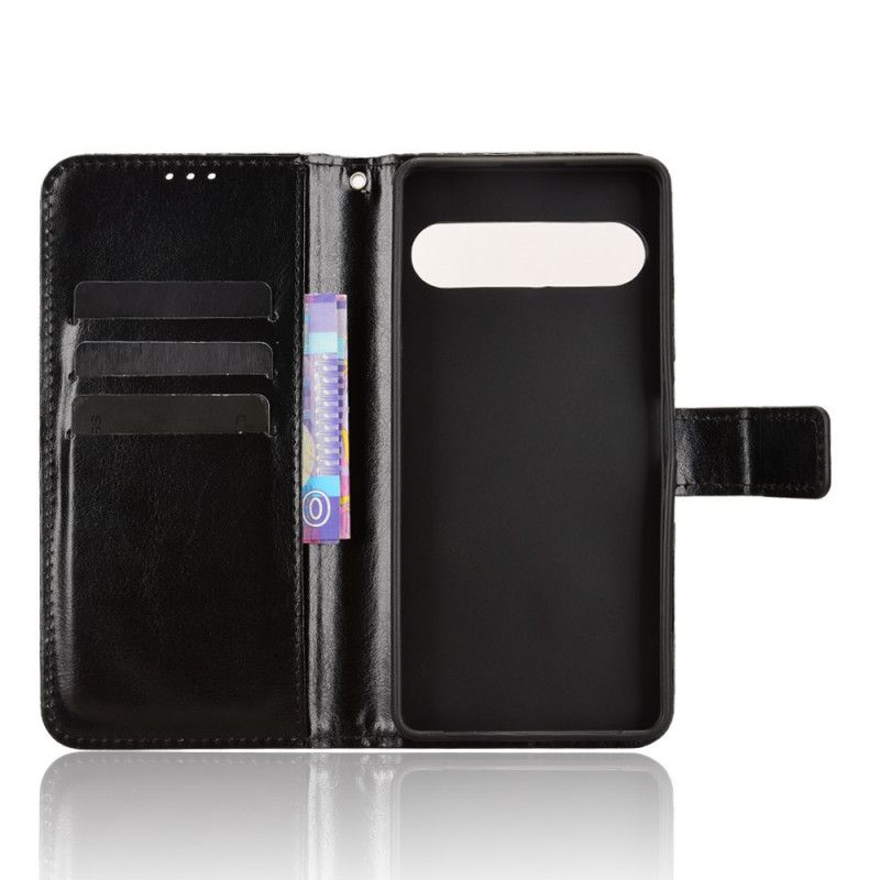 Folio-hoesje Sony Xperia 10 Vii Telefoonhoesje Opvallend Imitatieleer