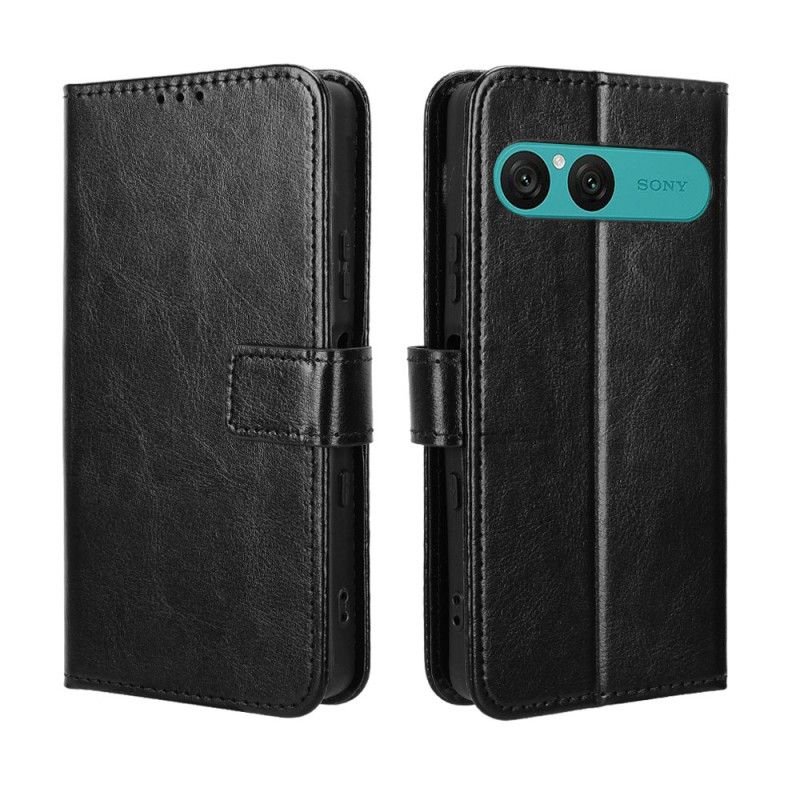 Folio-hoesje Sony Xperia 10 Vii Telefoonhoesje Opvallend Imitatieleer