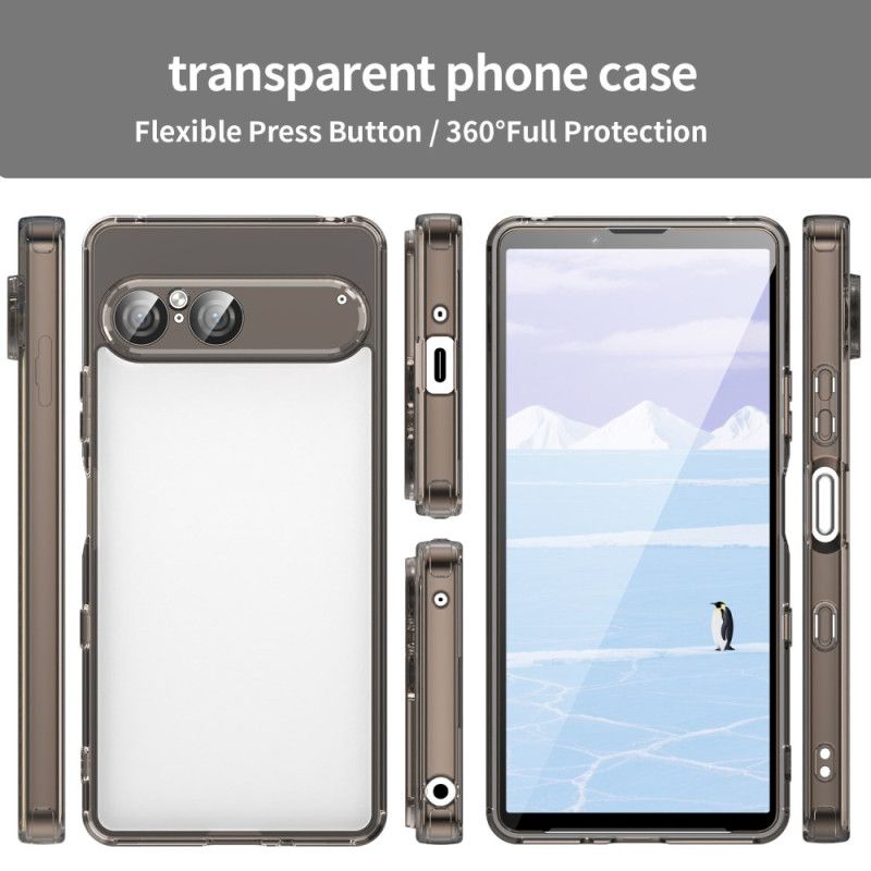 Hoesje Sony Xperia 10 Vii Transparant Siliconen