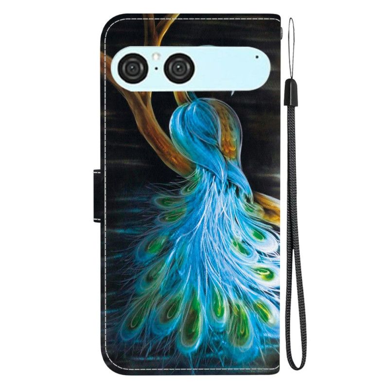 Leren Hoesje Voor Sony Xperia 10 Vii Pauw