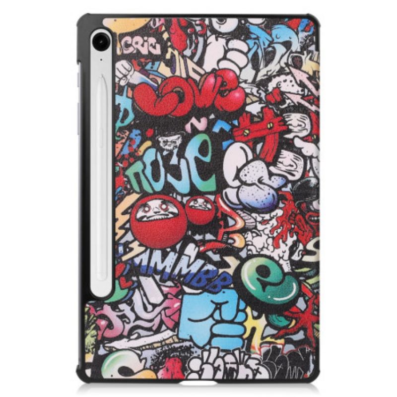 Samsung Galaxy Tab S10 Lite Versterkte Graffiti Stylushouder
