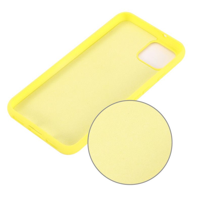 Case Hoesje Google Pixel 4 Rood Zwart Telefoonhoesje Ontwerp Van Vloeibaar Siliconen