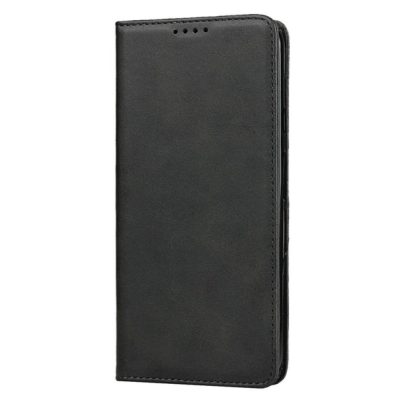 Folio-hoesje voor Google Pixel 4 Rood Zwart Premium Kunstleer Stiksels