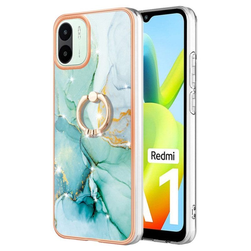 Hoesje voor Xiaomi Redmi A1 Marmer Met Ringsteun