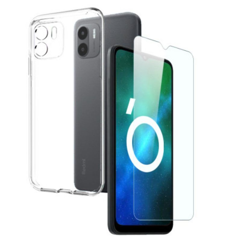 Telefoonhoesje voor Xiaomi Redmi A1 Transparant Met Screenprotector