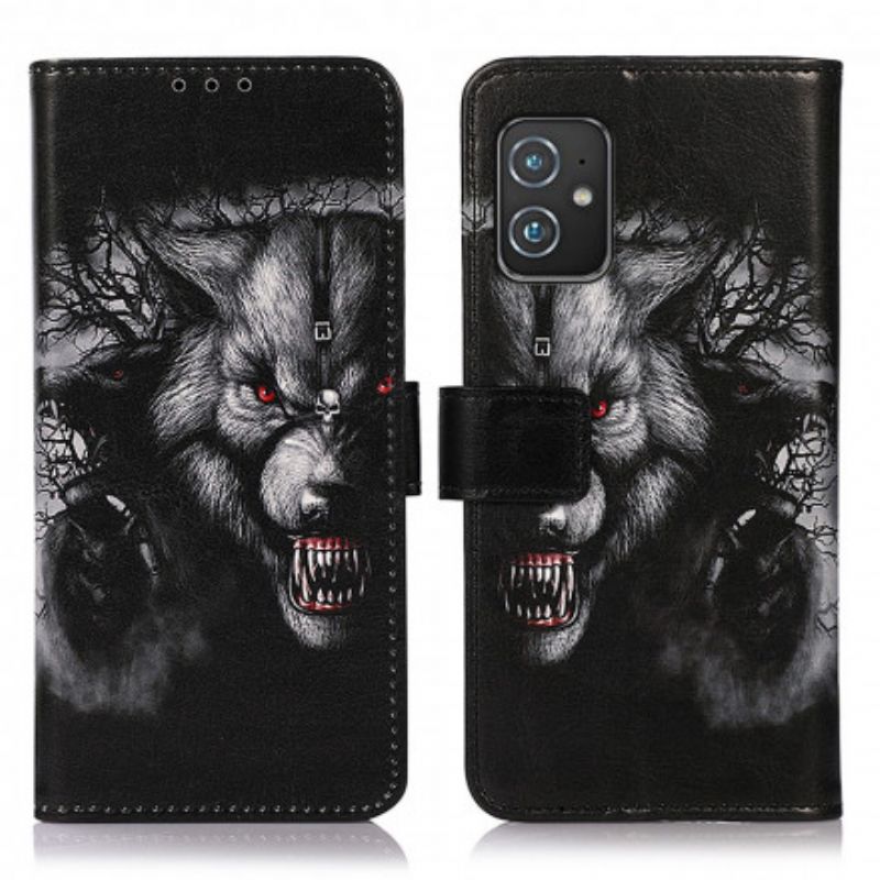 Bescherming Hoesje Asus Zenfone 8 Weerwolf