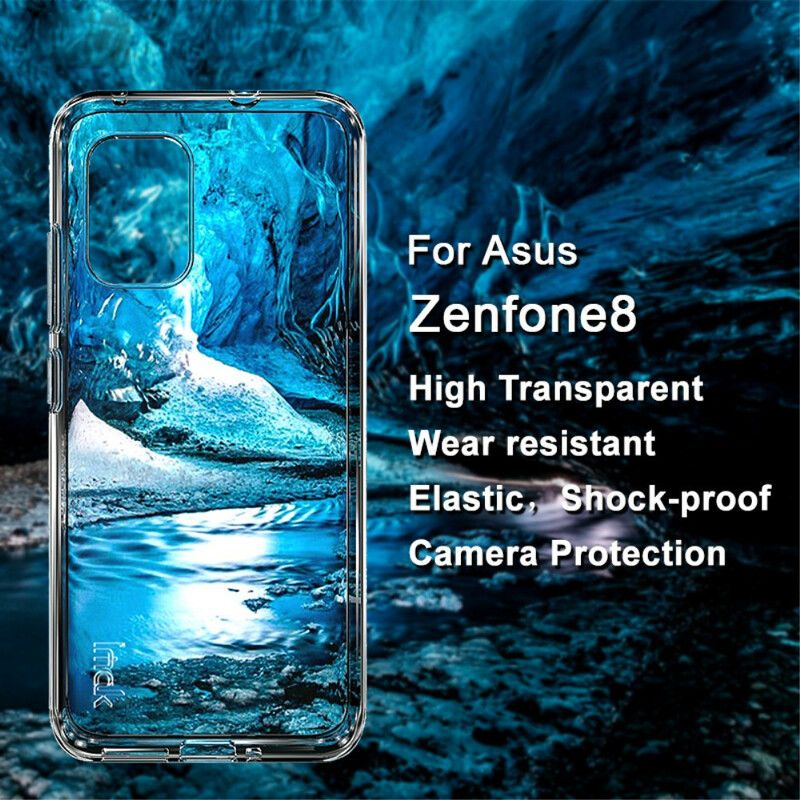 Cover Hoesje Asus Zenfone 8 Telefoonhoesje Imak Transparant