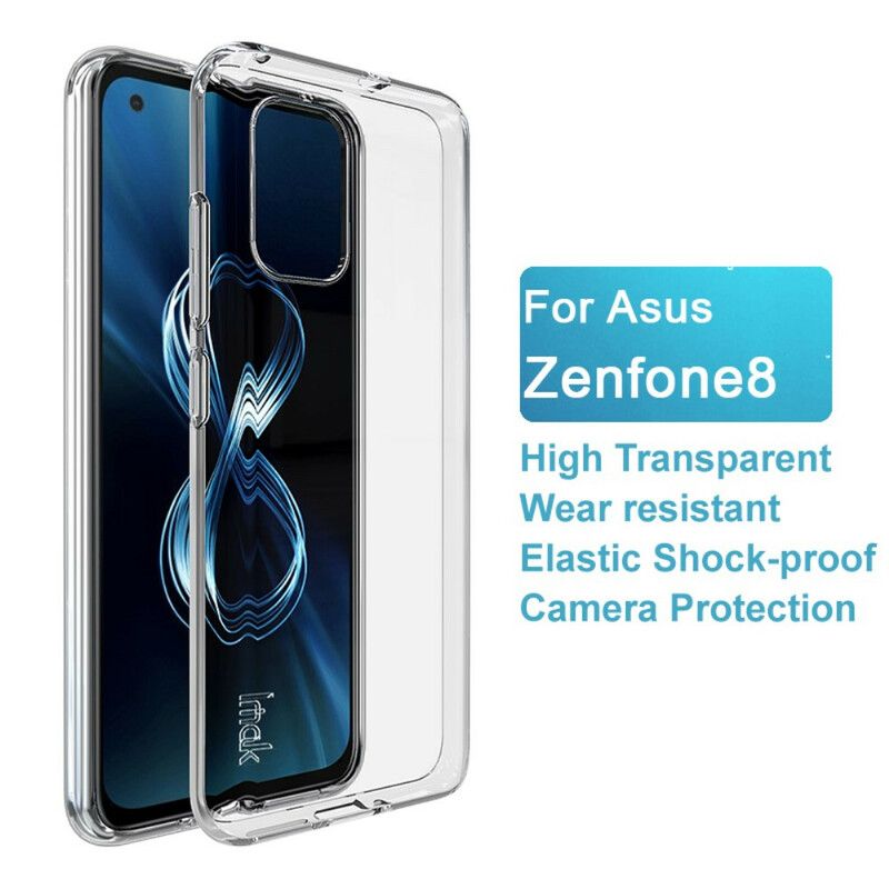 Cover Hoesje Asus Zenfone 8 Telefoonhoesje Imak Transparant
