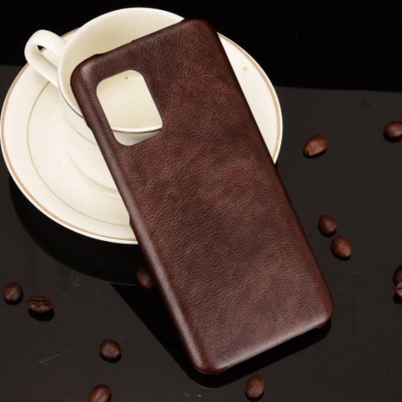 Cover Hoesje Asus Zenfone 8 Telefoonhoesje Litchi-leereffect
