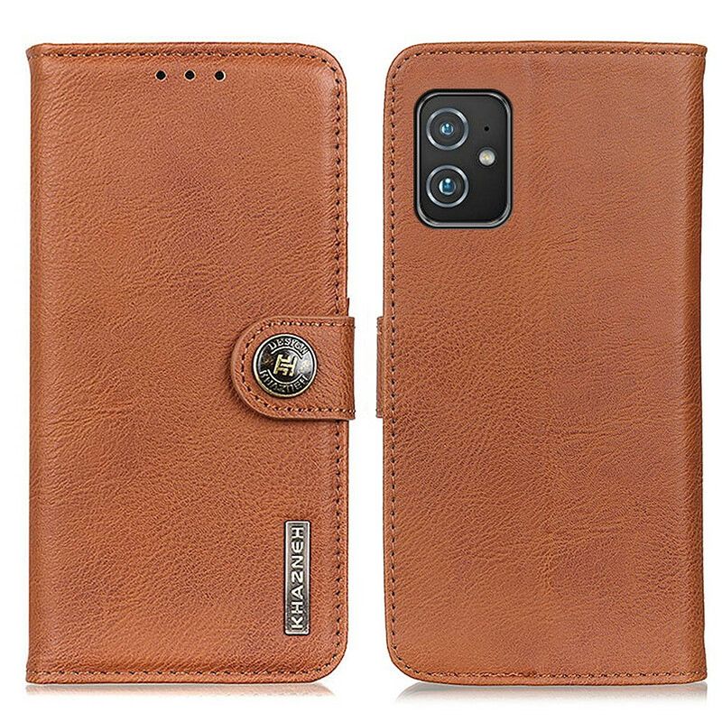 Flip Case Leren Asus Zenfone 8 Kunstleer Khazneh