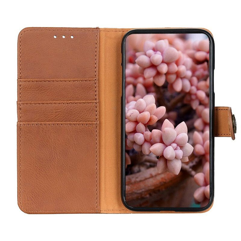 Flip Case Leren Asus Zenfone 8 Kunstleer Khazneh