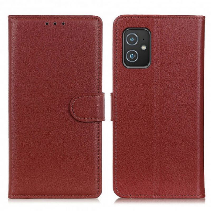 Flip Case Leren Asus Zenfone 8 Lychee Kunstleer