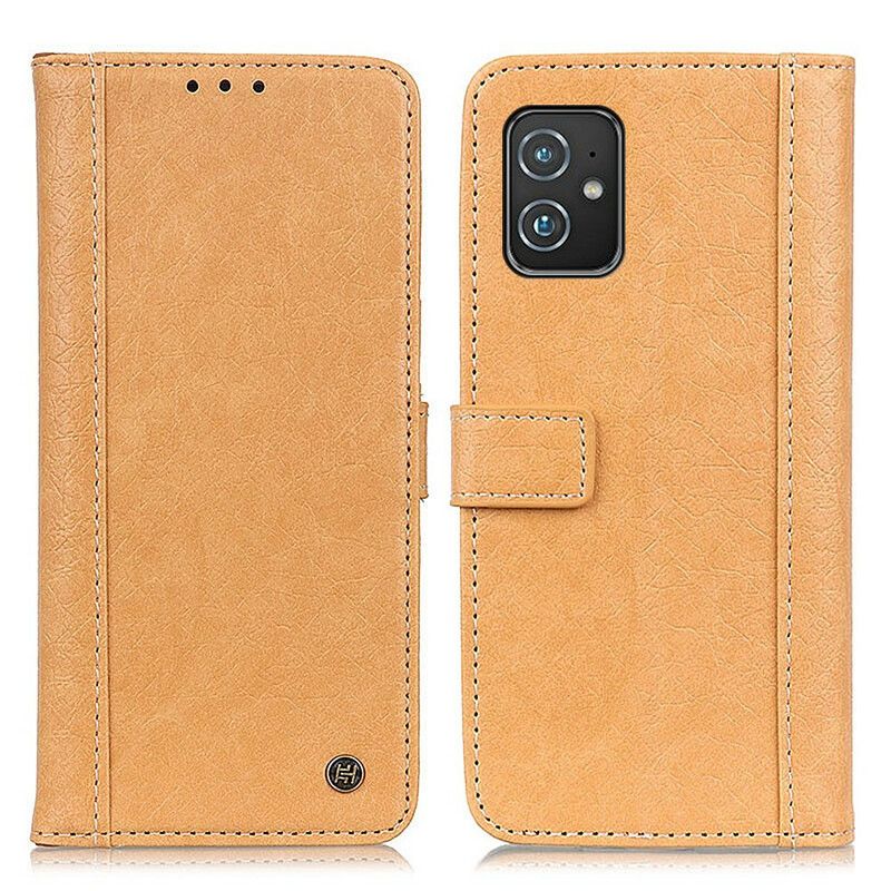 Leren Hoesje Voor Asus Zenfone 8 Kunstleer Neushoorn Stijl