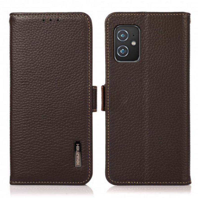 Leren Hoesje Voor Asus Zenfone 8 Litchi Khazneh Leer