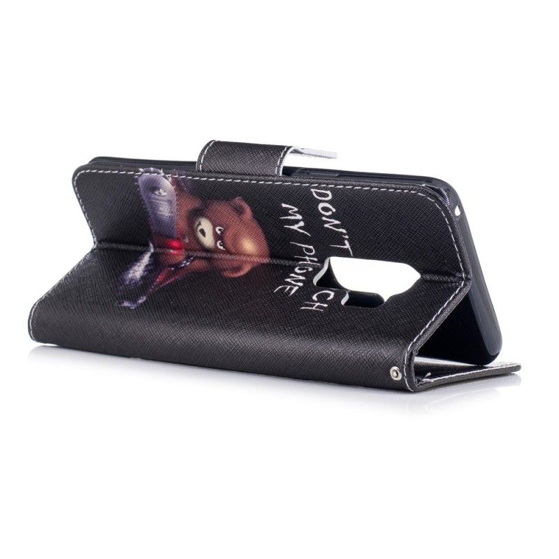 Bescherming Hoesje Samsung Galaxy S9 Plus Telefoonhoesje Gevaarlijke Beer