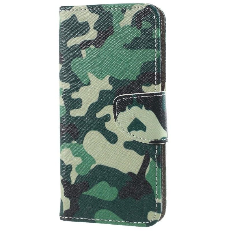 Cover Folio-hoesje Samsung Galaxy S9 Plus Telefoonhoesje Militaire Camouflage