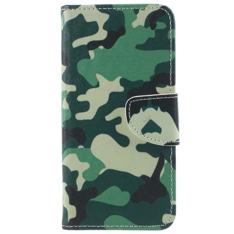 Cover Folio-hoesje Samsung Galaxy S9 Plus Telefoonhoesje Militaire Camouflage