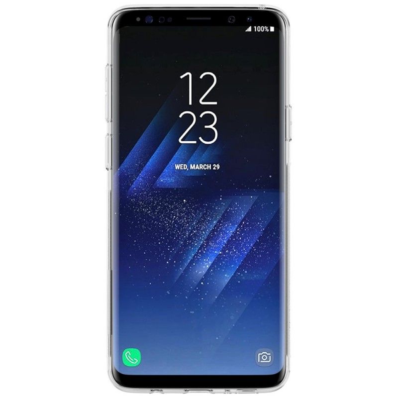 Hoesje Samsung Galaxy S9 Plus Bruin Transparant Nillkin