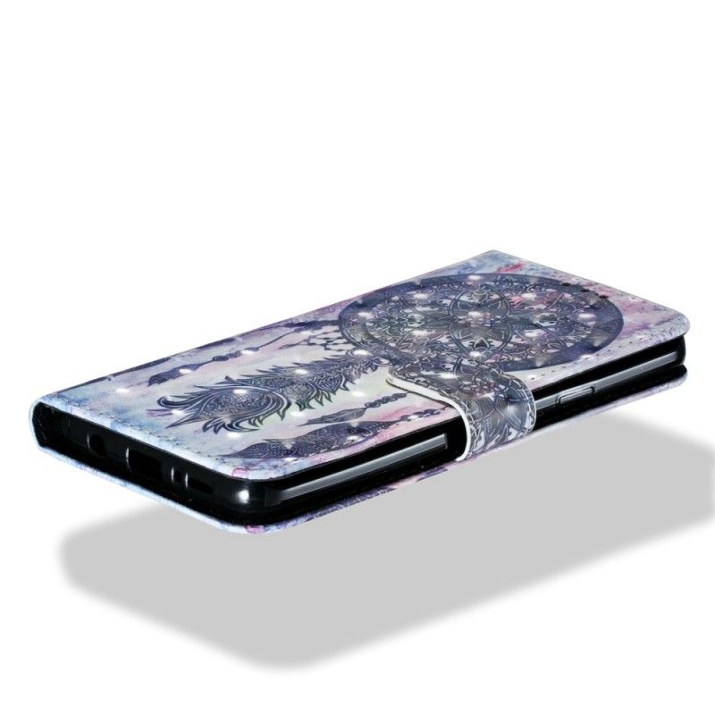Leren Hoesje Samsung Galaxy S9 Plus Kleurrijke Dromenvanger