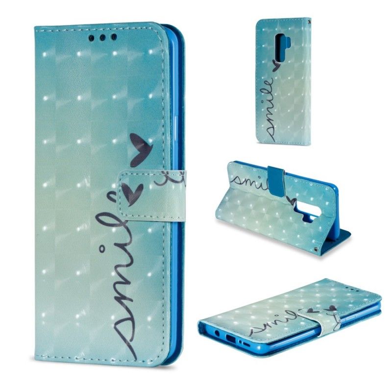 Leren Hoesje Samsung Galaxy S9 Plus Lach