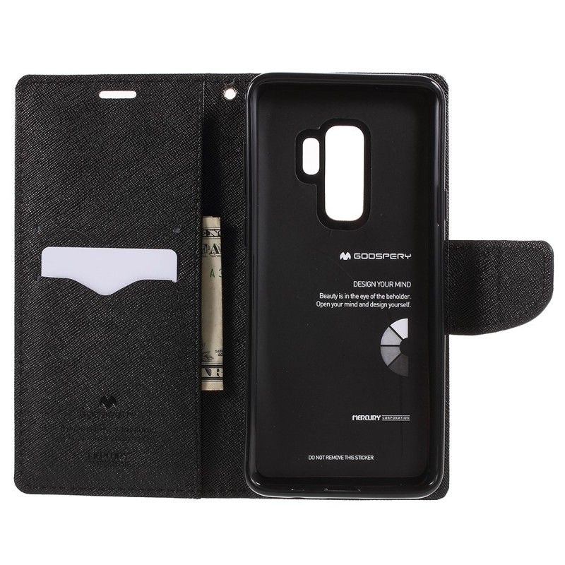 Leren Hoesje voor Samsung Galaxy S9 Plus Groen Rood Tweekleurig Kwik