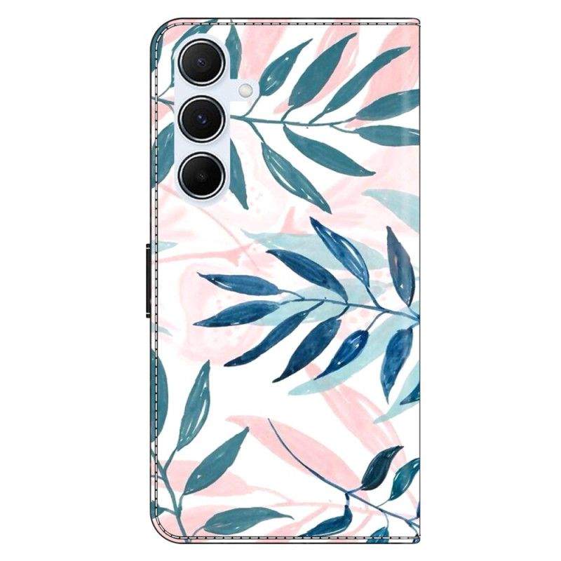 Bescherming Hoesje Samsung Galaxy A17 4g / 5g Aquarelbladeren