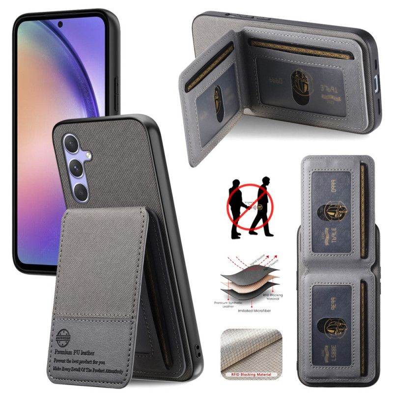 Cover Hoesje Samsung Galaxy A17 4g / 5g Telefoonhoesje Kaarthouder En Rfid-bescherming