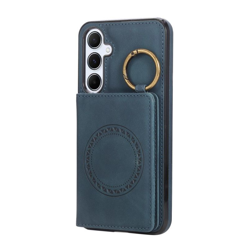 Cover Hoesje Samsung Galaxy A17 4g / 5g Telefoonhoesje Kaarthouder En Ring