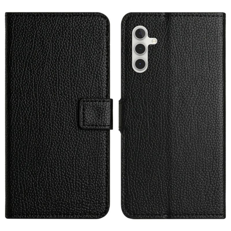 Flip Case Leren Samsung Galaxy A17 4g / 5g Lychee Textuur Lederlook