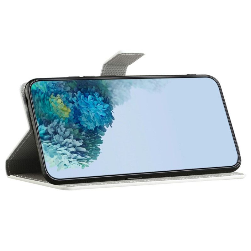 Flip Case Leren Samsung Galaxy A17 4g / 5g Lychee Textuur Lederlook