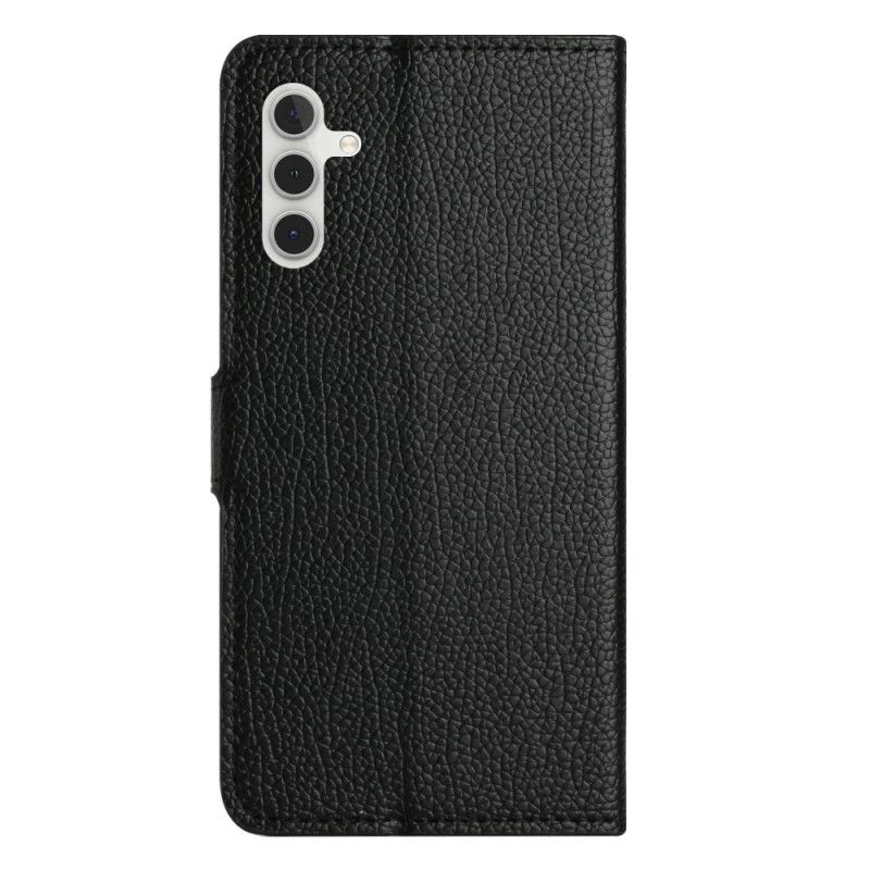Flip Case Leren Samsung Galaxy A17 4g / 5g Lychee Textuur Lederlook