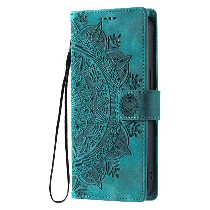 Flip Case Leren Samsung Galaxy A17 4g / 5g Mandala Suède-effect