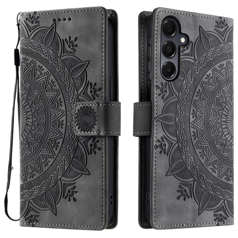 Flip Case Leren Samsung Galaxy A17 4g / 5g Mandala Suède-effect