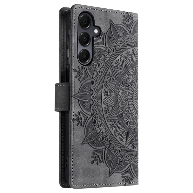 Flip Case Leren Samsung Galaxy A17 4g / 5g Mandala Suède-effect