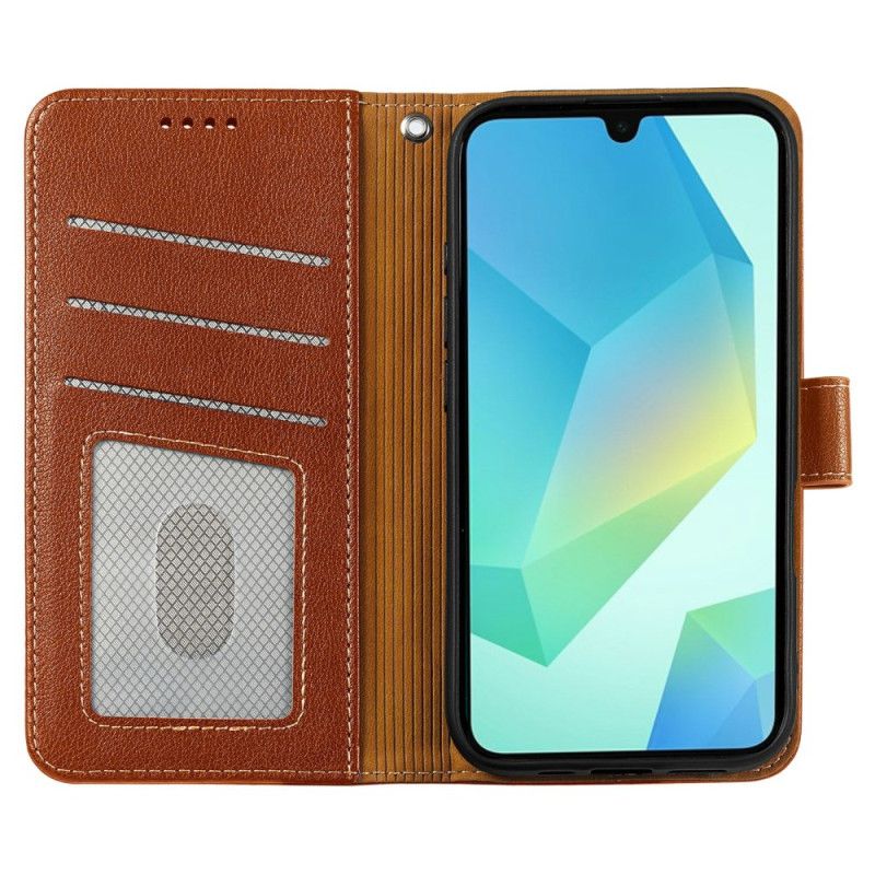 Flip Case Leren Samsung Galaxy A17 4g / 5g Muntvakje En Rfid-bescherming